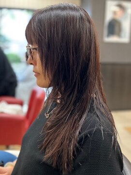 ヘアークリアー 春日部 ミセス 大人可愛い20代30代40代フェイスレイヤースタイル