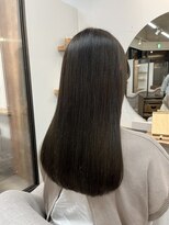 シア 春日部店(SHEER)&nbsp;艶感アッシュ×切りっぱなしロング/SHEER春日部店