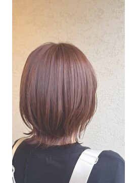 カーサ(Casa by JLB) 【CASA.sae】くびれボブ×ピンクベージュ