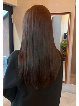 ロンド ボーイ 表参道(Lond BOY) イメチェン外ハネボブ美髪ワイドバングミディアムレイヤーカット