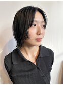 ナチュラル姫カットボブ