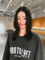 ブランコ 名古屋栄(BLANCO)&nbsp;レイヤーカット　センターパート