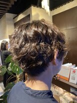 アンツ サザンリゾート 茅ヶ崎店(ANT'S Southern Resort)&nbsp;ホワイトグレージュ/デジタルパーマ/チェリーブラウン/デジパ