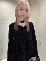 ペレ アネックス 大阪梅田茶屋町店(PELE ANNEX)&nbsp;くびれヘア/アプリコットオレンジ/夏のヘアアレンジ/梅田