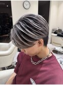 メンズハイライトバレイヤージュメッシュ