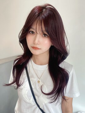 シー(SEA) Burgundy brown/レイヤーカット