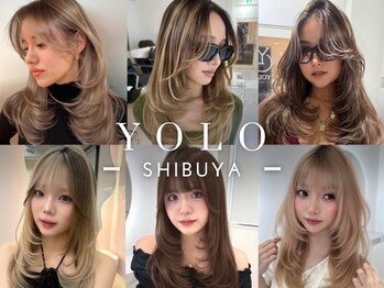 YOLO 渋谷 レイヤーカット/韓国ヘア/ハイライト【ヨロシブヤ】