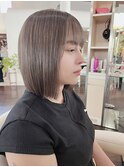 ショート/ミニボブ/ブラウンベージュ