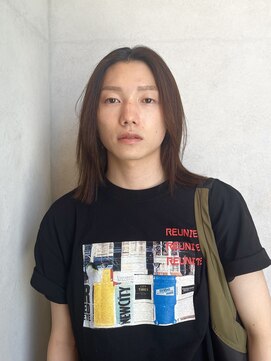 カナン(CANAAN) メンズロング レイヤー ナチュラルストレート