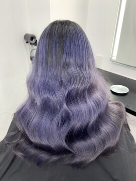 エゴ 池袋(EGO) バレイヤージュ/海外ヘア/ブルーラベンダー