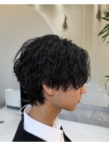 ラ ポルト ドゥ サワ(La Porte de SAWA)&nbsp;長野市美容室/シャドウパーマ×センターパート