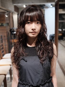 レイヤーパーマ/ボルドーカラー/デジタルパーマ