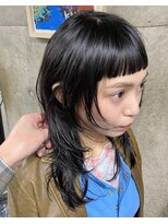 ビートス(BEAT S)&nbsp;【BEAT  S】オン眉レイヤーカット/暗髪/地毛風/名古屋栄/矢場町