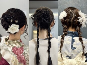 ティアラ 栄(TIARA)の写真/【錦/栄駅3分｜ヘアセット￥1200～】土日早朝受付中◎#結婚式 #イベント #推し活 #出勤前もお任せください♪