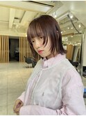◎切りっぱなしボブタッセルボブ顔まわりレイヤーボブミニボブ