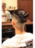 Man bun style