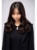 骨格ナチュラルさん◎ラフにキマる抜け感セミロング20代30代40代