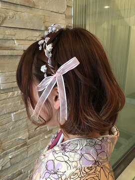 ネオアトリウム(neo atrium) リボン編み込みボブ