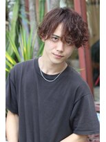 ブークル(boucle)&nbsp;西海岸風毛先強めミディアムパーマ