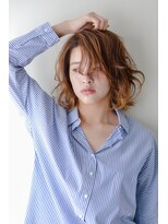 アトリエイトワ(atelier ittowa)&nbsp;小顔ひし形シルエット前髪パーマ斜めバングイメチェン359