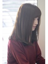 マッチアップ(MATCH UP)&nbsp;パールグレージュ”MATCH UP”ナチュラルストレートヘア