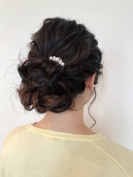 ヘアーエスクールステラ(hair S.COEUR stella) 編み込みパーティアレンジ/結婚式/お呼ばれ/二次会