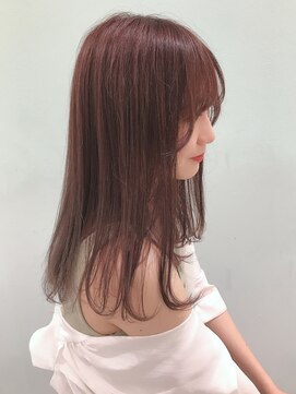 ヘアーメイクオズ(hair make O/S) 《kaito》ピンク＋グレージュ ピンクグレージュ♪