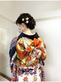 振袖着付けとヘアアレンジ【成人式/立川/国分寺/浴衣/立川南】