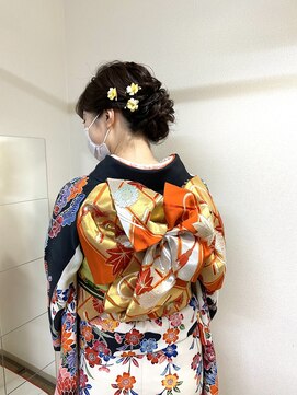 ロカット サロン(Roquat Salon) 振袖着付けとヘアアレンジ【成人式/立川/国分寺/浴衣/立川南】