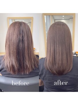 リアン 四条大宮店(Lien) 『髪質改善』ストレートエステ（縮毛矯正）（リタッチ可）