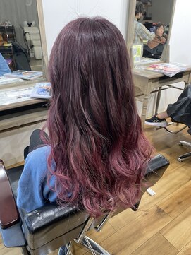 イコ(.ico) ボルドー×グラデーション