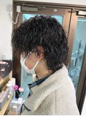 ウルフ×波巻きパーマ  長崎