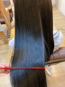 グランバイ アトリエドングリ(Grand × AtlierDonguri) 髪質改善　ビフォーアフター　その570（カーキグレイ）