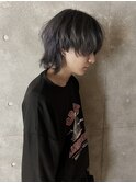 MEN'S HAIR マッシュウルフ　ハイトーン　メンズヘア