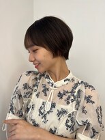 ルネ 北千住(Renee)&nbsp;マッシュショート_ショートスタイル_ベージュブラウン