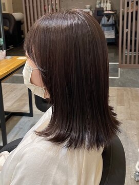 アトリエコア(Atelier Coa) ミルクティーベージュカラーくびれヘアグレージュカラー韓国