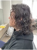 【中目黒】メンズセミロング☆スパイラルパーマ