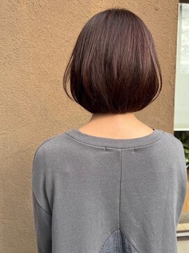 トップヘアー アヴェニュー 刈谷(TOPHAIR Avenue) シンプルなふんわりボブ/アースカラー