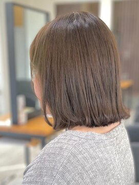 アトリエコア(Atelier Coa) ミルクティーベージュカラーくびれヘアグレージュカラー韓国