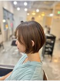 20代30代40代◎大人可愛いショートヘアダークアッシュ