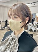 大人丸みショート ベージュカラー 奈良 30代 田村梨乃 NoA