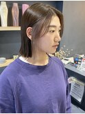 花田/ボブ/切りっぱなしボブインナーカラー/下北沢/シアーカラー