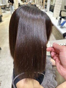 フリーラ 横浜(freera) 髪質改善サラサラプレミアムストレート大人ガーリー韓国ボブ横浜