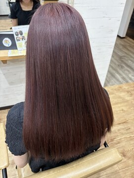 スカイ(SKY) ブリーチカラー/ワインレッドカラー