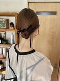 ヘアセット/シニヨンアレンジ／お呼ばれヘア