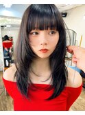 グレージュアッシュグレージュショートカットミニウルフ