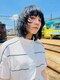アンジー 和泉店(anjii)の写真/顔まわりレイヤー／姫カット／デザインカットなど★顔周りのデザインを変えて垢抜け女子にイメージチェンジ