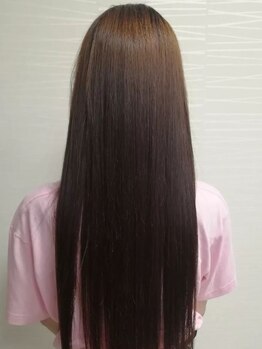 リンクス(LiNX)の写真/広がり、クセ、うねりが気になる方に◎ブリーチでのハイダメージにもダメージが少ないストレートパーマ！