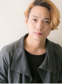 20代30代かき上げブリーチデザイン波打ちパーマg仙台