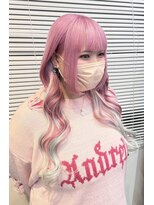 ヘアーエクステンド エフ 渋谷(f)&nbsp;さくらピンクヘアー
